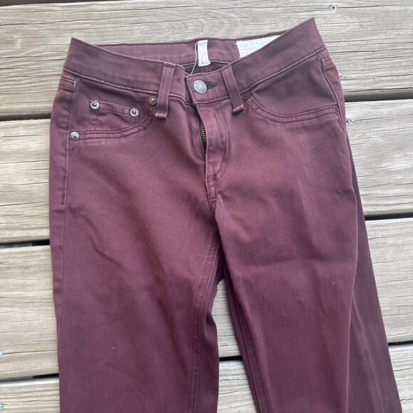 rag and bone Mulberry Legging Jeans High Waist Size 24 - Picture 5 of 9